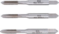 Gewindebohrer-Satz | Vor-, Mittel- und Fertigschneider | HSS-G | M4 x 0,7 | 3-tlg.