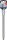 Bit-Einsatz | Länge 200 mm | Antrieb Innenvierkant 12,5 mm (1/2") | Innenvielzahn (für XZN) M9