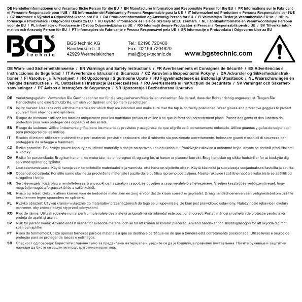 STI-Einschnitt-Gewindebohrer | HSS-G | M24 x 2.0