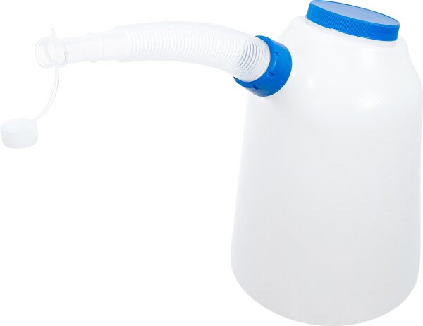 Füllkanne mit flexiblem Ausgussstutzen und Deckel | 6 l