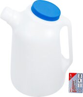 Füllkanne mit flexiblem Ausgussstutzen und Deckel | 6 l