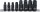 Gewindebohrer-Aufnahme-Satz | 6,3 mm (1/4") / 10 mm (3/8") | 8-tlg.