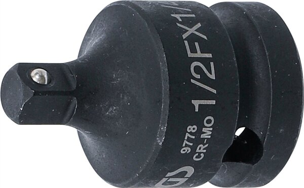 Kraft-Steckschlüssel-Adapter | Innenvierkant 12,5 mm (1/2") - Außenvierkant 6,3 mm (1/4")