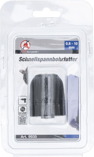 Schnellspannbohrfutter | 0,8 - 10 mm - 3/8" x 24 UNF