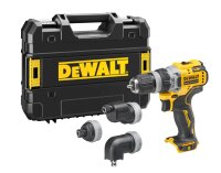 DEWALT Akku-Bohrschrauber, 4 Köpfe, 12 Volt