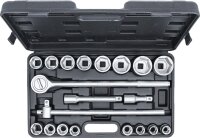 Steckschlüssel-Satz | Antrieb 20 mm (3/4") | SW 19 - 50 mm | 20-tlg.