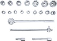 Steckschlüssel-Satz | Antrieb 20 mm (3/4") | SW 19 - 50 mm | 20-tlg.