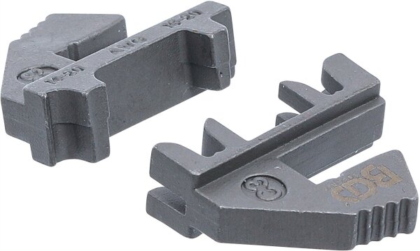 Crimpbacken für abgewinkelte, nichtisolierte Stecker | für Art. 1410, 1411, 1412