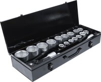 Steckschlüssel-Satz | Antrieb 20 mm (3/4") | SW 19 - 50 mm | 20-tlg.