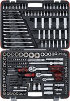 Steckschlüssel-Satz | Antrieb 6,3 mm (1/4") / 10 mm (3/8") / 12,5 mm (1/2") | 216-tlg.