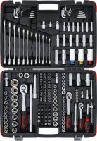 Steckschlüssel-Satz | Antrieb 6,3 mm (1/4") / 10 mm (3/8") / 12,5 mm (1/2") | 176-tlg.