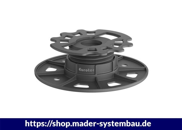 Eurotec Verstellfuß Base S mit L-Adapter Aufbauhöhe: 25 - 40 mm VE:50