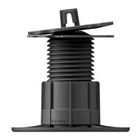 Eurotec Verstellfuß SL BASE L mit L-Adapter Aufbauhöhe: 67 - 117 mm VE:30