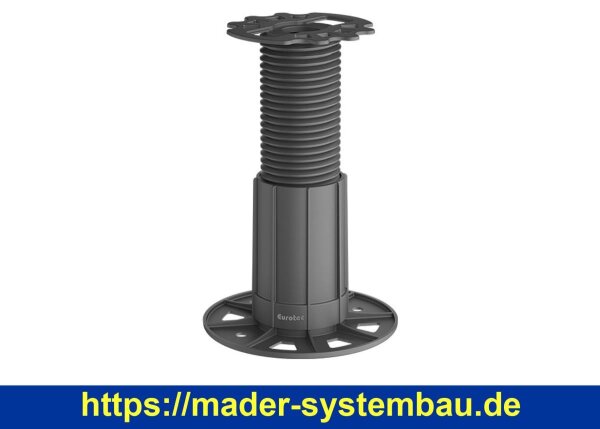Eurotec Verstellfuß Base XL mit L-Adapter Aufbauhöhe: 110 - 210 mm VE:20