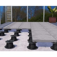 Eurotec Verstellfuß GIANT L Aufbauhöhe: 80 - 130 mm VE:10