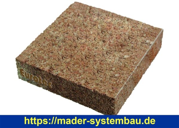 Eurotec Rolfi KorkPAD 19,5 x 10 x 60 mm (B x H x L) VE:10