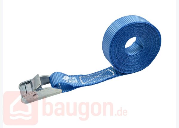 Eurotec Zurrgurt mit Gurtklemme 5 m x 25 mm VE:1