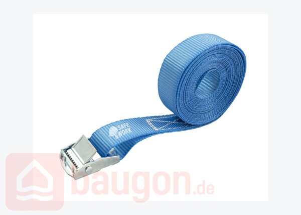 Eurotec Zurrgurt mit Klemmschloss 4 m x 25 mm VE:2