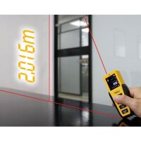 Eurotec Laser-Entfernungsmesser 50M mit Gürteltasche VE:1