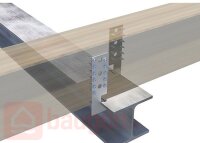 Eurotec T-Träger Anker 50 x 160 x 3,0 mm Stahl verzinkt VE:100