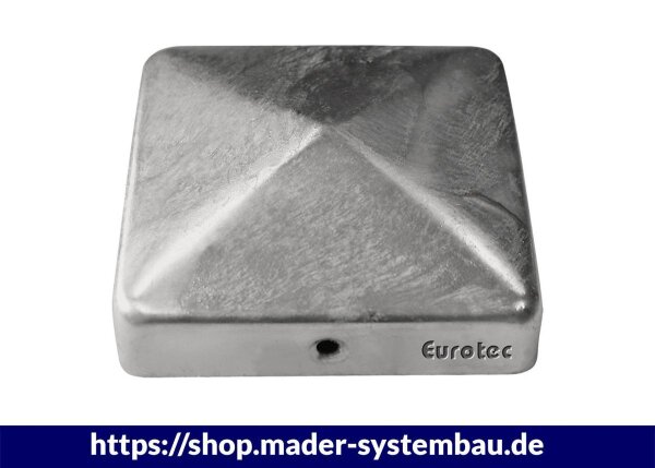 Eurotec Pfostenkappe Pyramide 101 mm Feuerverzinkt VE:1