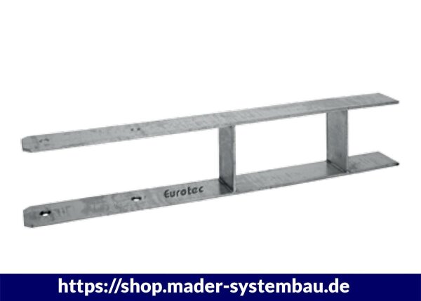 Eurotec H-Pfostenanker 121 x 600 mm Materialstärke 6mm VE:1