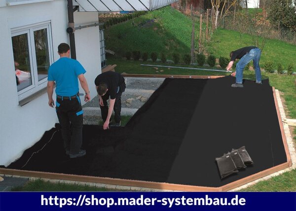 Eurotec Wurzelvlies-Unterlage; Polypropylen 1,6 x 10,0 m VE:1