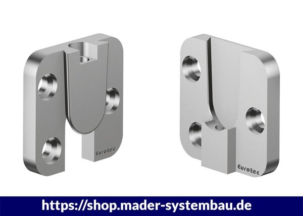 Eurotec Magnus XS 30 x 30 mm; Im Set á 40  = 20 Verbinder im Set à 20 Verbinder, inkl. Schrauben VE:20