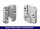 Eurotec Magnus XS 30 x 30 mm; Im Set á 40  = 20 Verbinder im Set à 20 Verbinder, inkl. Schrauben VE:20