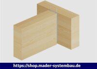Eurotec Magnus S 50 x 80 mm, Im Set á 20 = 10 Verbinder im Set á 10 Verbinder, inkl. Schrauben VE:10