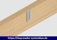 Eurotec Magnus L 110 x 380 mm; Im Set á 8 = 4 Verbinder im Set à 4 Verbinder, inkl. Schrauben VE:4