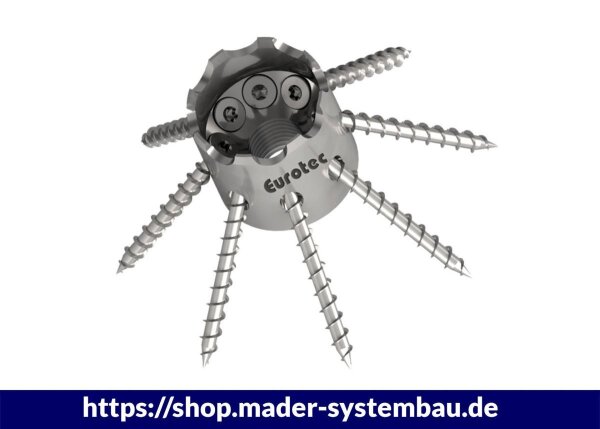 Eurotec Ideefix 40 Ø 40 mm, inkl. Schrauben 6,0 x 60 mm VE:25