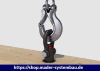Eurotec Hebefix Ø40mm Zink Nickel inkl. Schrauben 6,0 x 60 mm  VE:4