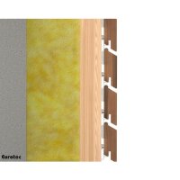 Eurotec Fassadenclip Rhombus inkl. Metallclip- und Fixpunktschraube, Bit TX20 VE:50