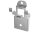 Eurotec Fassadenclip Rhombus inkl. Metallclip- und Fixpunktschraube, Bit TX20 VE:50