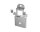 Eurotec Fassadenclip Rhombus inkl. Metallclip- und Fixpunktschraube, Bit TX20 VE:50