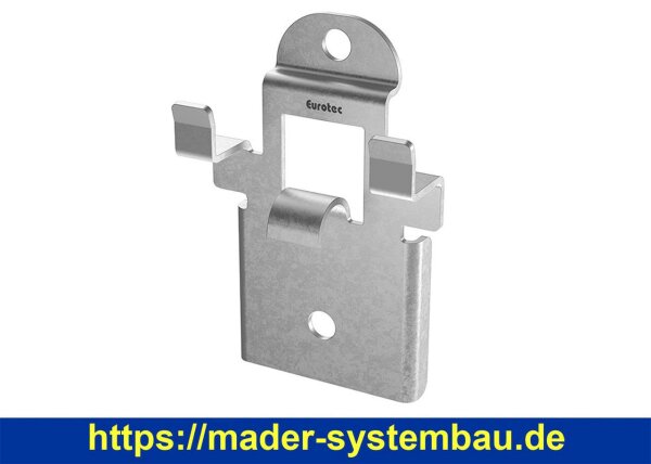 Eurotec Fassadenclip Rhombus Starter inkl. Metallclipschraube; Bit TX20 VE:25