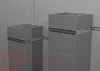 Eurotec Montagelochband verzinkt 10m Rolle Breite x Stärke(mm) 25 x 0,75 Loch: Ø8,5mm VE:5