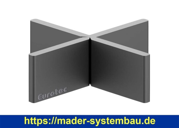 Eurotec Steinplatten-Fugenkreuz 5/15mm Fugenmaß: 5 mm; Höhe: 15 mm VE:100