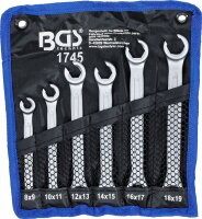 Offener Doppel-Ringschlüssel-Satz | SW 8 x 9 - 18 x 19 mm | 6-tlg.
