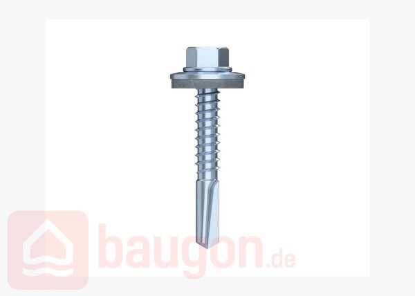 Eurotec BiGHTY-Bohrschraube Sechskant;  Bi-Metall; SW8; Bohrleistung: 12 mm Ø 16 / 5,5 x 38 mm VE:500