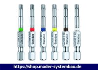 Eurotec Bit-Set 50 mm; TX 20 gelb VE:20