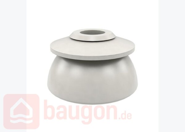 Eurotec EPDM Glockendichtung universell; A2; RAL8017 dunkelbraun  VE:100