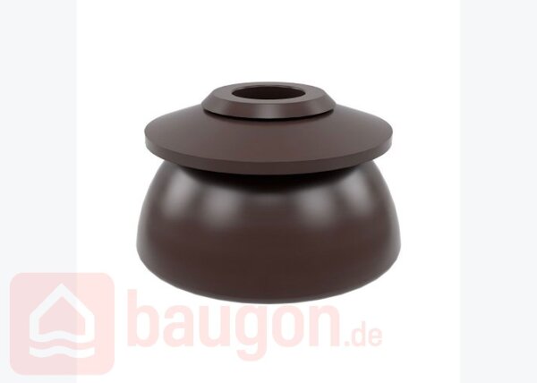 Eurotec EPDM Glockendichtung universell; A2; RAL9002 grau-weiß  VE:100