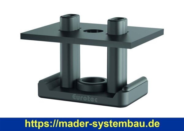 Eurotec Systemhalter EVO Light gerade inkl. Schrauben VE:200