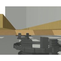 Eurotec Cradle-System Aufbauhöhe: 1,0 - 4,5 cm VE:50
