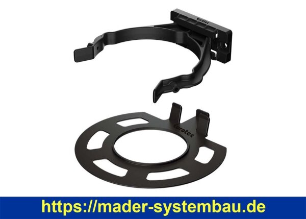 Eurotec Blendhalter Terrasse Set inkl. Bodenplatte, Seitenhalter und Schrauben VE:16