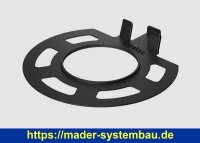 Eurotec Blendhalter Terrasse Set inkl. Bodenplatte, Seitenhalter und Schrauben VE:16