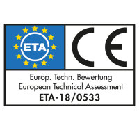 Eurotec Bolzenanker; Edelstahl A4; SW13 8,0 x 75 mm VE:100