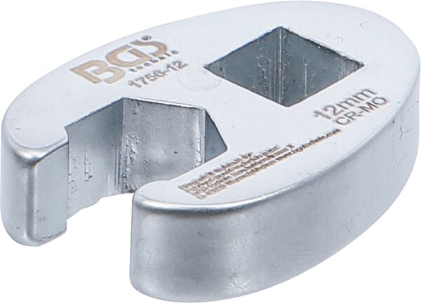 Hahnenfußschlüssel | Antrieb Innenvierkant 10 mm (3/8") | SW 12 mm